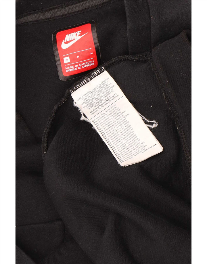 Pulover Nike pentru bărbați, bumbac mediu negru