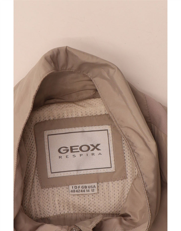 Jachetă Geox pentru femei Respira Utility UK 14, mare, bej, poliester
