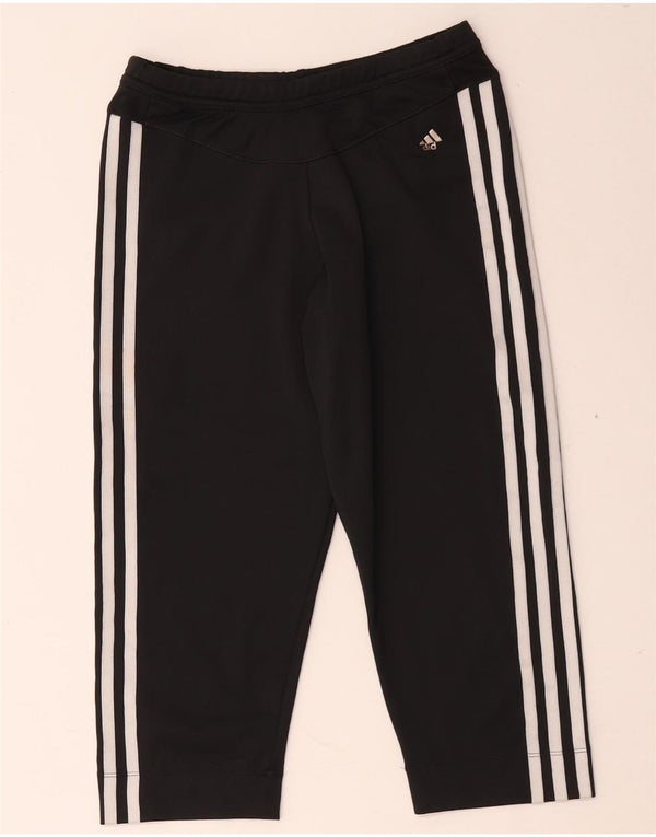 Pantaloni de trening Adidas Clima 365 Capri pentru femei UK 12 Medium Black