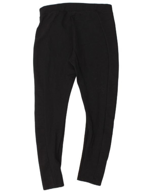 Leggings pentru femei Zara UK 14, mare, negru, viscoză