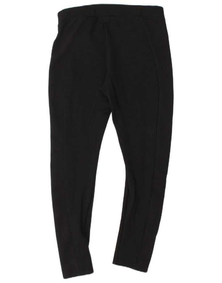 Leggings pentru femei Zara UK 14, mare, negru, viscoză