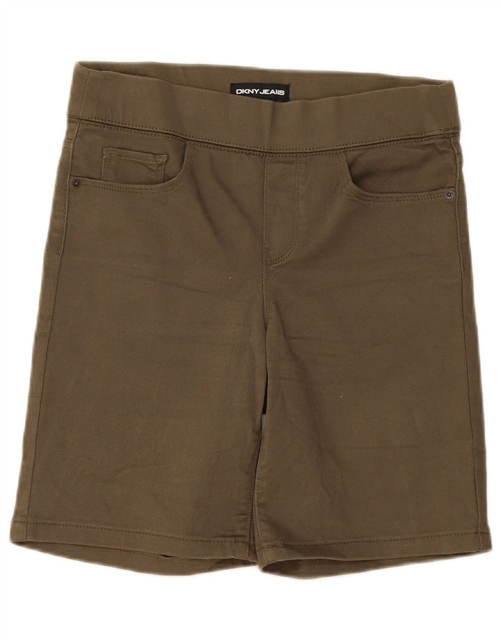 Pantaloni scurți casual Dkny pentru femei, mic W27, bumbac kaki