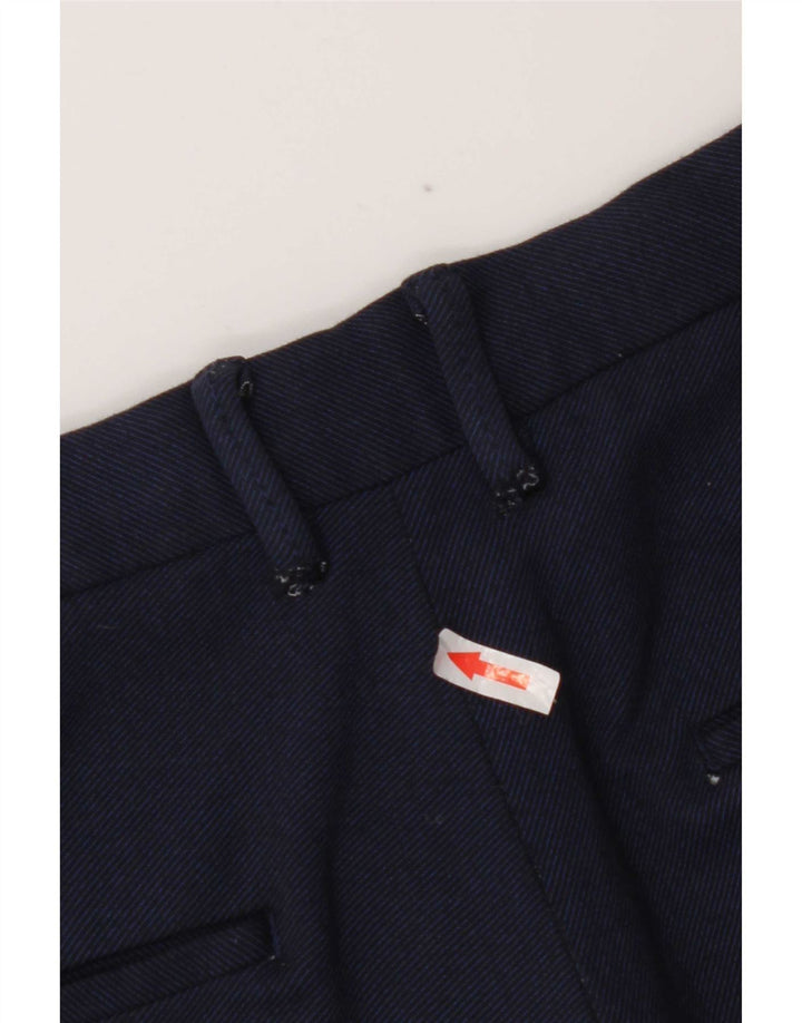 Pantaloni scurți chino pentru bărbați Zara EU 42 Large W32 Bleumarin Viscoză