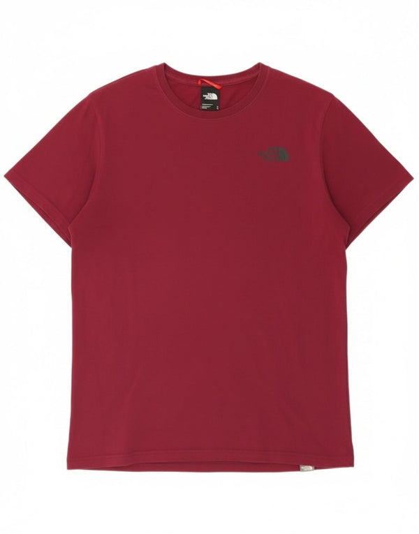 Tricou grafic pentru bărbați The North Face Top Medium Burgundy Bumbac