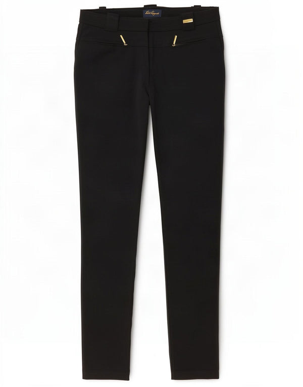 Luisa Spagnoli Pantaloni skinny casual pentru femei IT 44 Medium W30 L31 Negru
