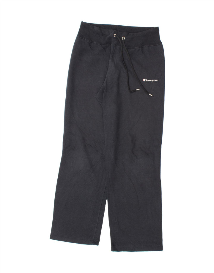 CHAMPION Womens Tracksuit Trousers UK 8 Small Black Cotton Vintage Champion and Second-Hand Champion from Messina Hembry 