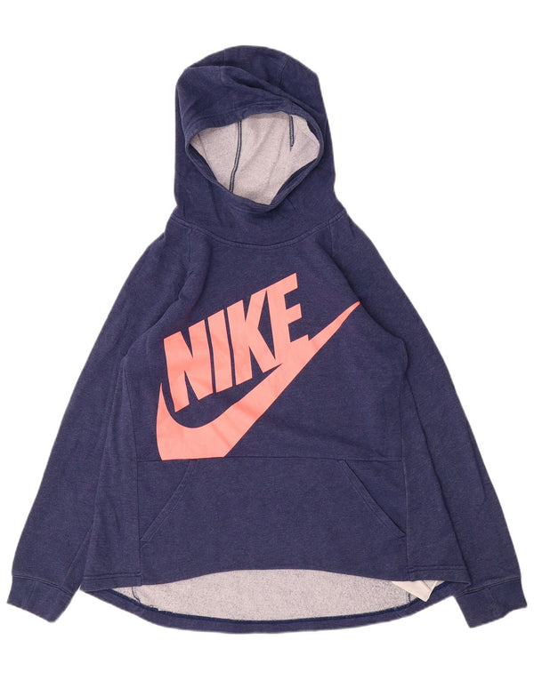 Pulover Nike Fete Graphic Hanocă 13-14 Ani XL Bleumarin Bumbac