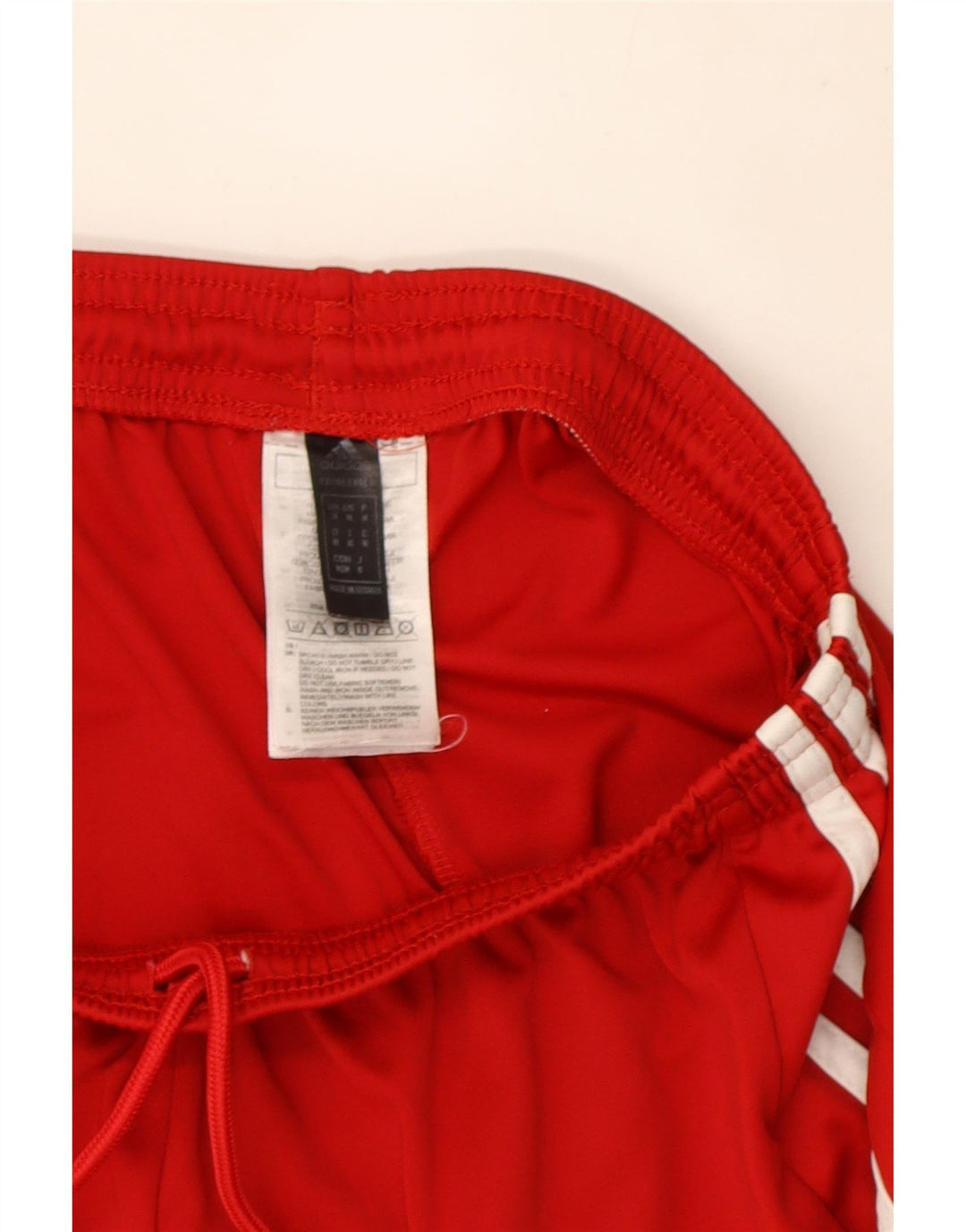 Pantaloni scurți sport pentru bărbați Adidas Climalite, poliester roșu mediu
