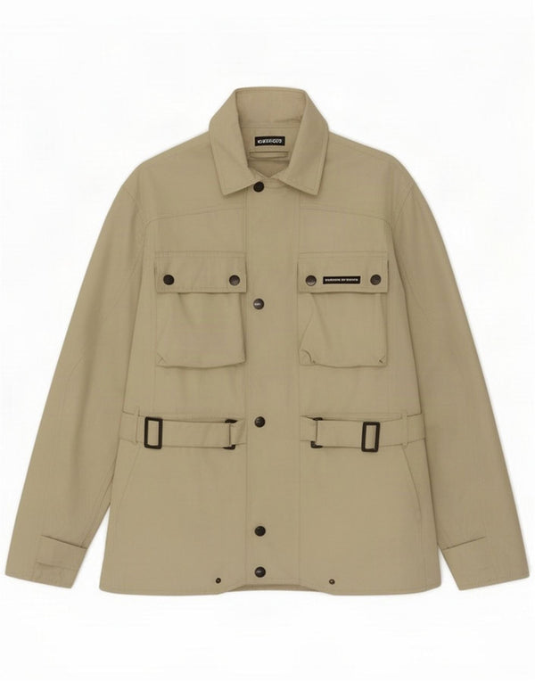 Tucano Urbano Mens Racer Jacket UK 38 Medium Beige Poliester