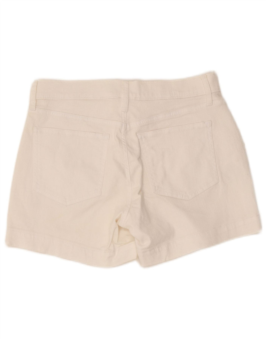 Pantaloni scurți din denim pentru femei Gap W27 Small White Bumbac