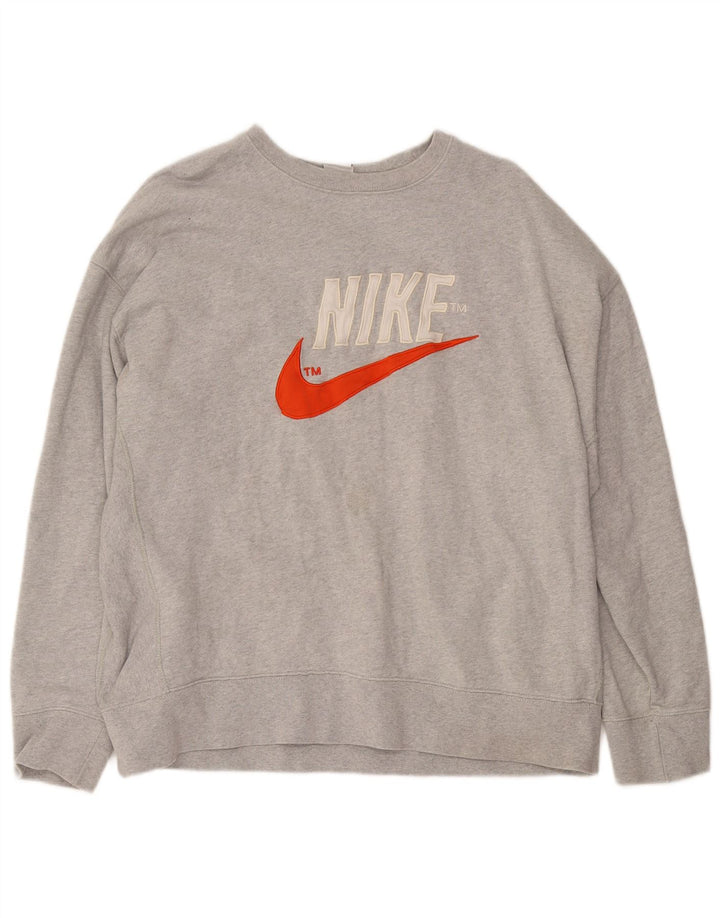 Hanorac grafic pentru bărbați Nike Jumper XL bumbac gri