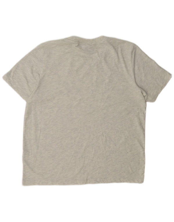 Tricou grafic Superdry pentru femei Top UK 14 mare bumbac gri