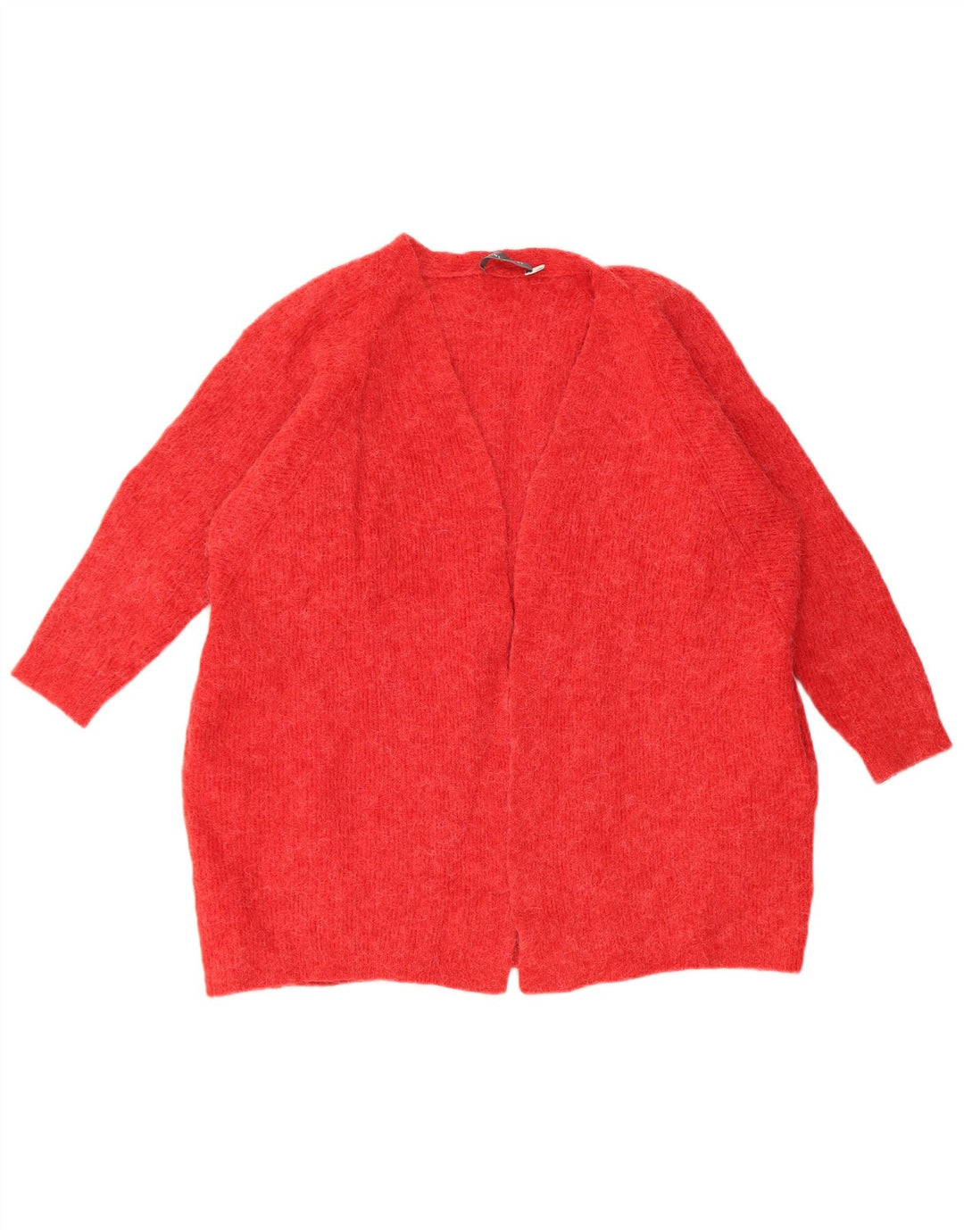 MINT VELVET Pulover cardigan deschis supradimensionat pentru femei UK 16 Large Red