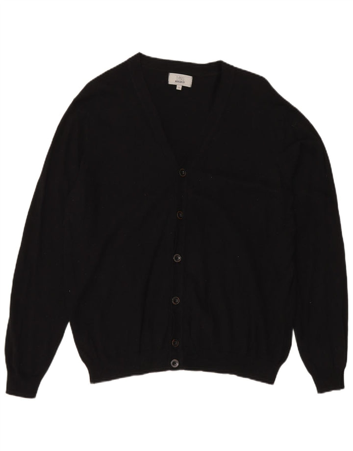 Pulover cardigan pentru bărbați Marks & Spencer, mare, negru