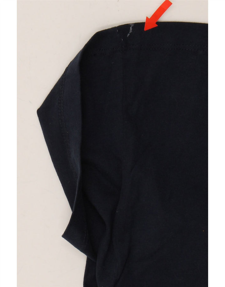 JACK & JONES Mens T-Shirt Top Medium Navy Blue Cotton Vintage Jack & Jones and Second-Hand Jack & Jones from Messina Hembry 