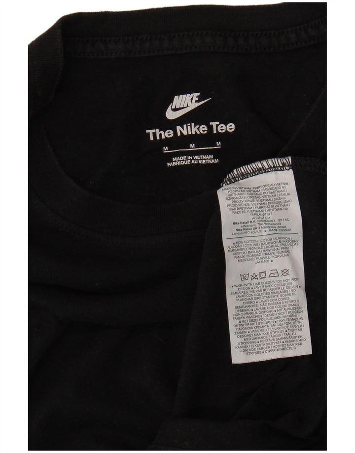 Tricou pentru bărbați Nike Top Mediu Negru Bumbac