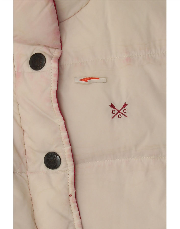 Gilet căptușit reversibil pentru femei J. Crew UK 12 Medium Pink Nylon