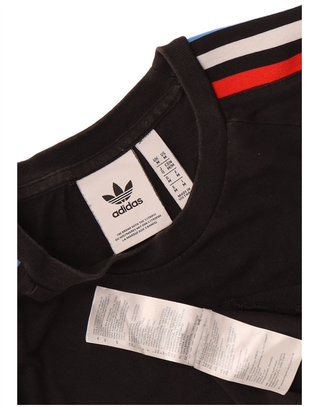 Tricou grafic Adidas pentru bărbați Top mediu negru bumbac