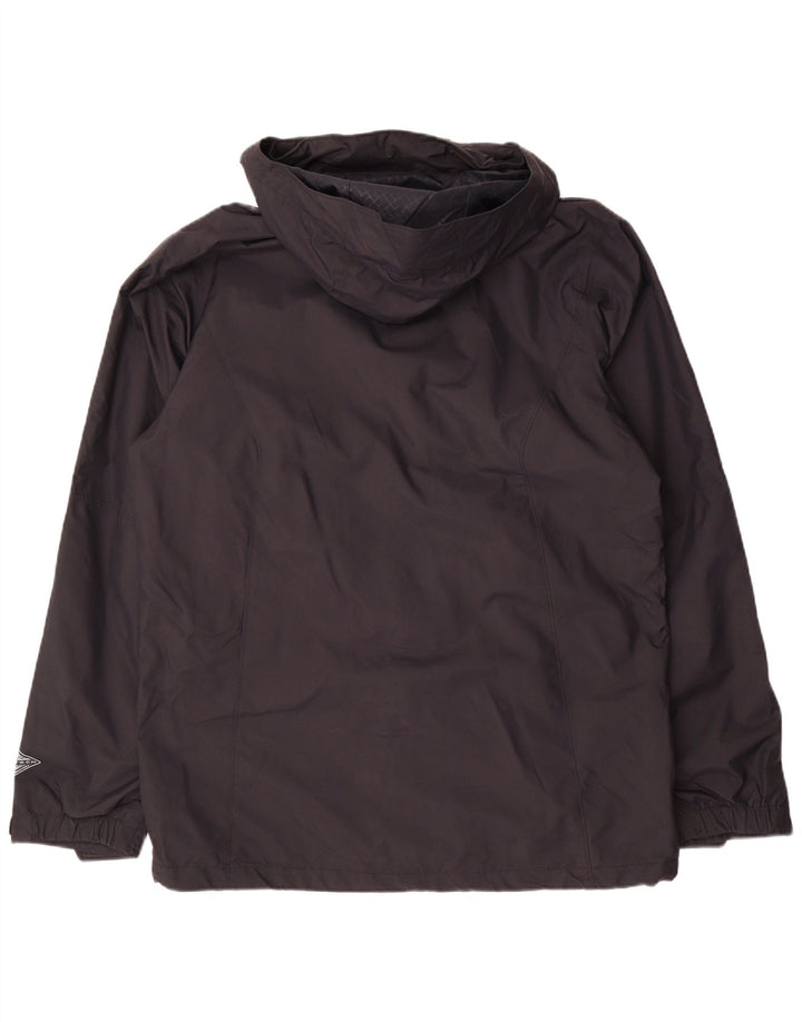 Jachetă de vânt cu glugă pentru bărbați COLUMBIA Omni-Tech UK 38, mediu negru, nailon