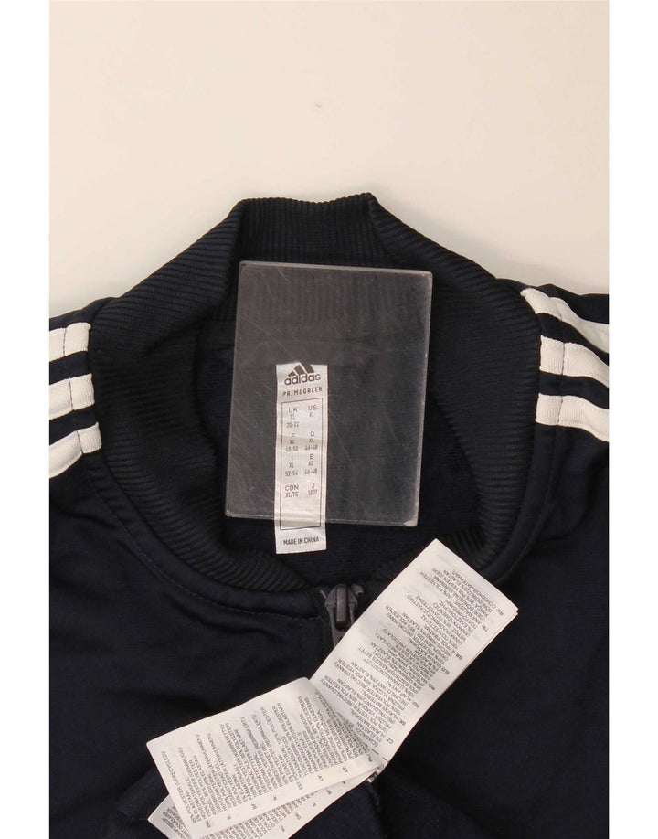 Jachetă de trening Adidas pentru femei UK 20/22 XL Bleumarin Poliester