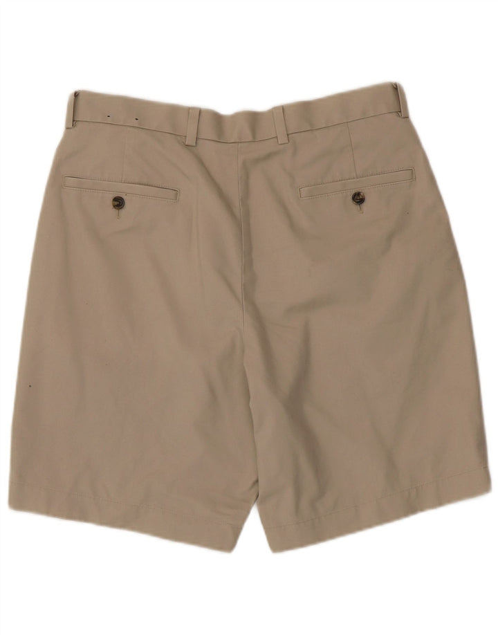 Pantaloni scurți chino Brooks Brothers pentru bărbați W32, bumbac mediu bej