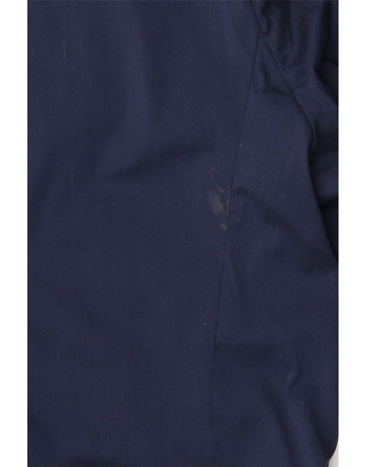 Blazer pentru bărbați Zara cu 2 nasturi EU 54 XL Bumbac bleumarin
