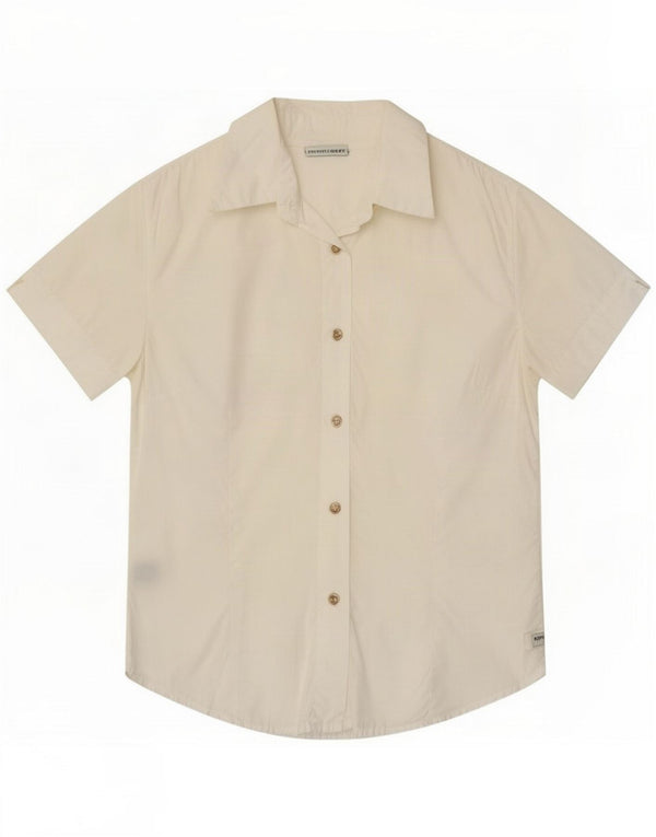 Murphy & Nye Cămașă cu mânecă scurtă pentru femei UK 10 Small White Bumbac