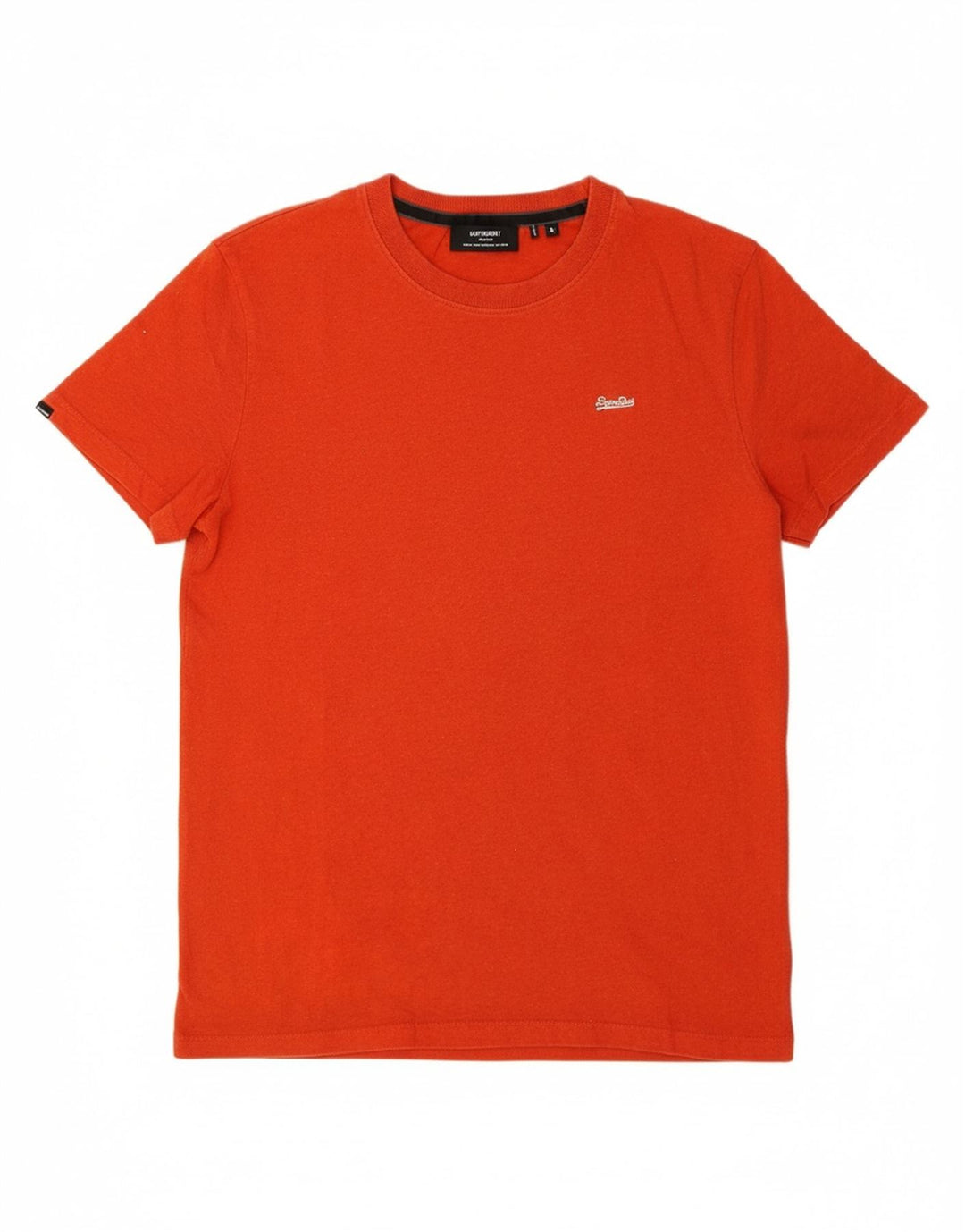 SUPERDRY Mens T-Shirt Top Medium Red Cotton