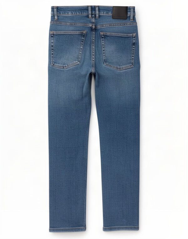 Blugi drepți pentru bărbați Zara EU 40 Medium L31 L28 Bumbac albastru