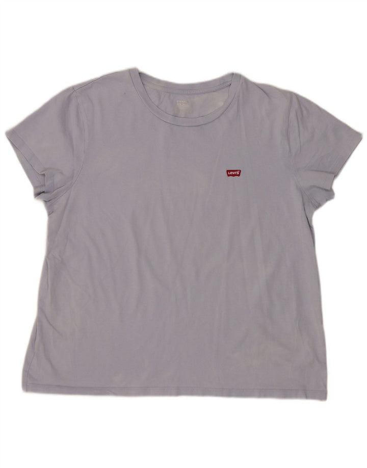 Tricou pentru femei Levi's Top UK 16 Large Blue Bumbac