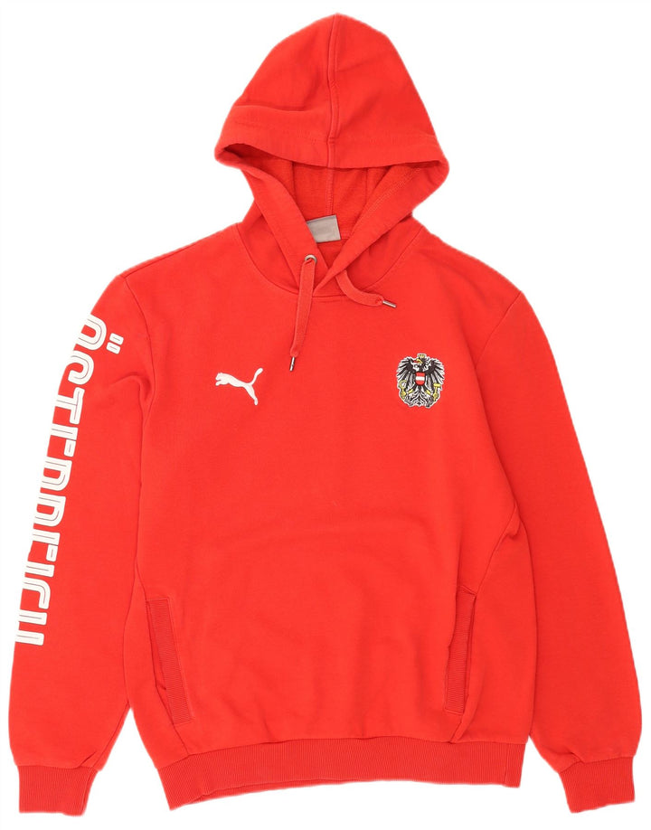 Pulover pentru bărbați Puma Graphic Hoodie, roșu mediu