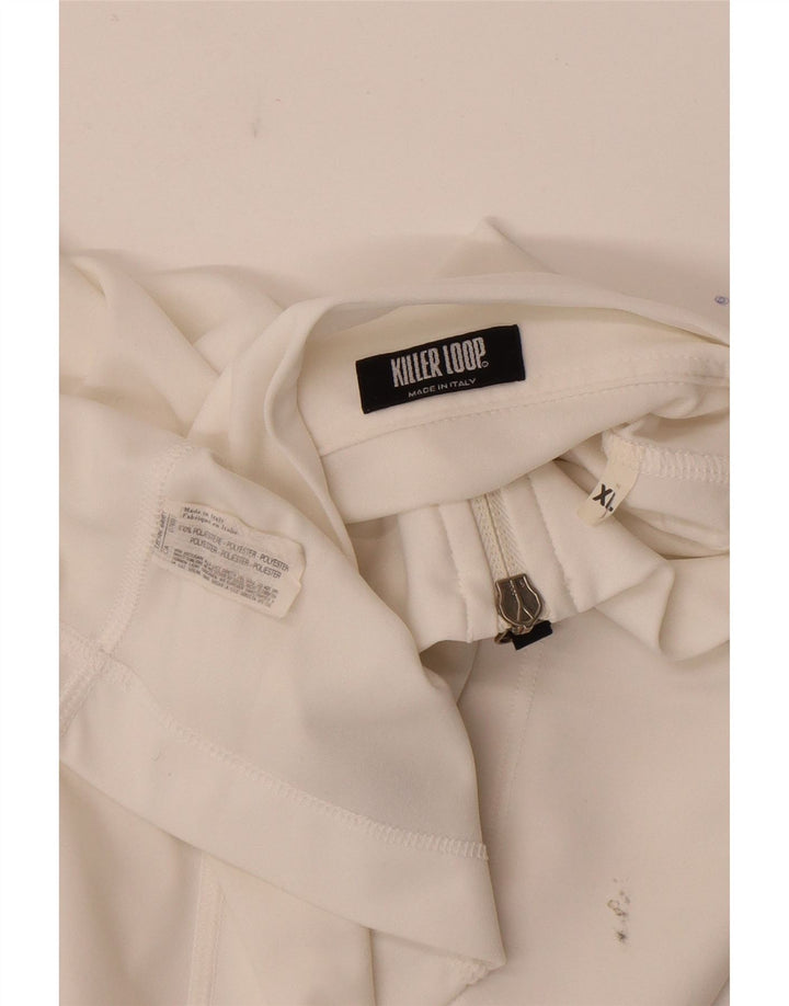 Tricou Killer Loop pentru bărbați, cu fermoar și gât, XL, poliester alb