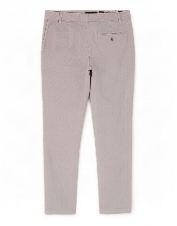 Pantaloni chino pentru femei Marks & Spencer UK 12 Medium W32 L28 Blue Pinstripe