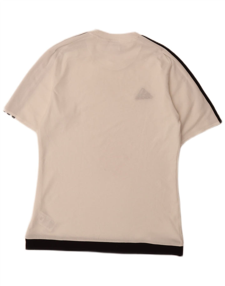 Tricou pentru bărbați Adidas Top mic, alb, poliester sport
