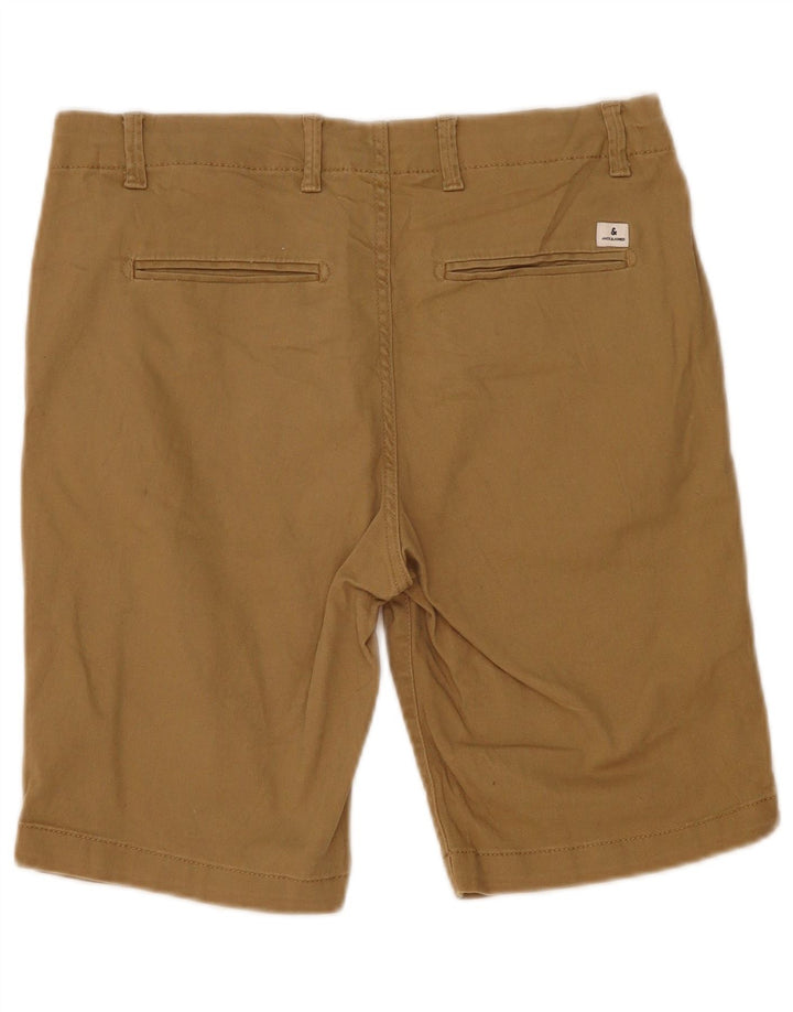 Pantaloni scurti chino Jack & Jones pentru bărbați, mici W32, bumbac maro