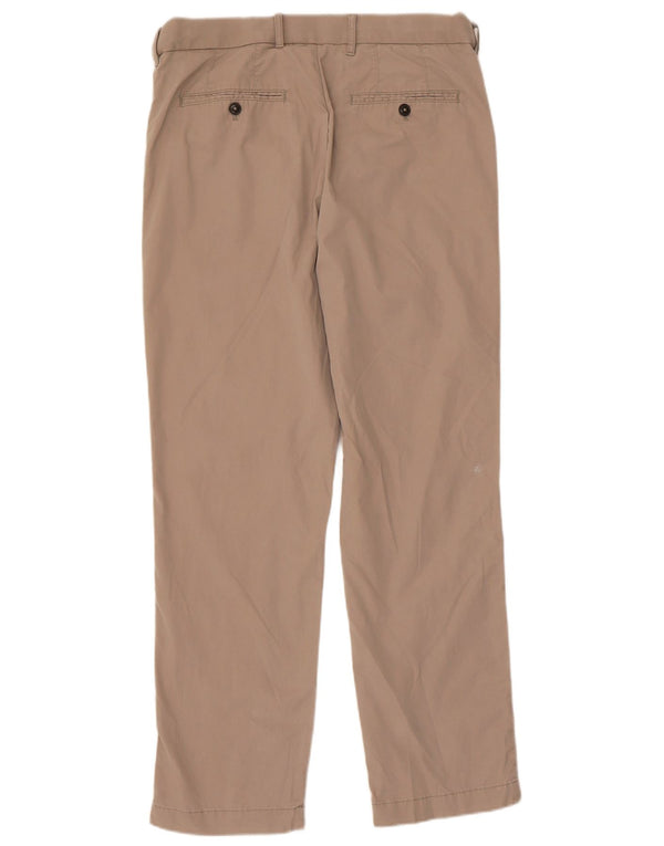 Pantaloni chino drepți pentru bărbați Marks & Spencer L32 L29 bumbac bej