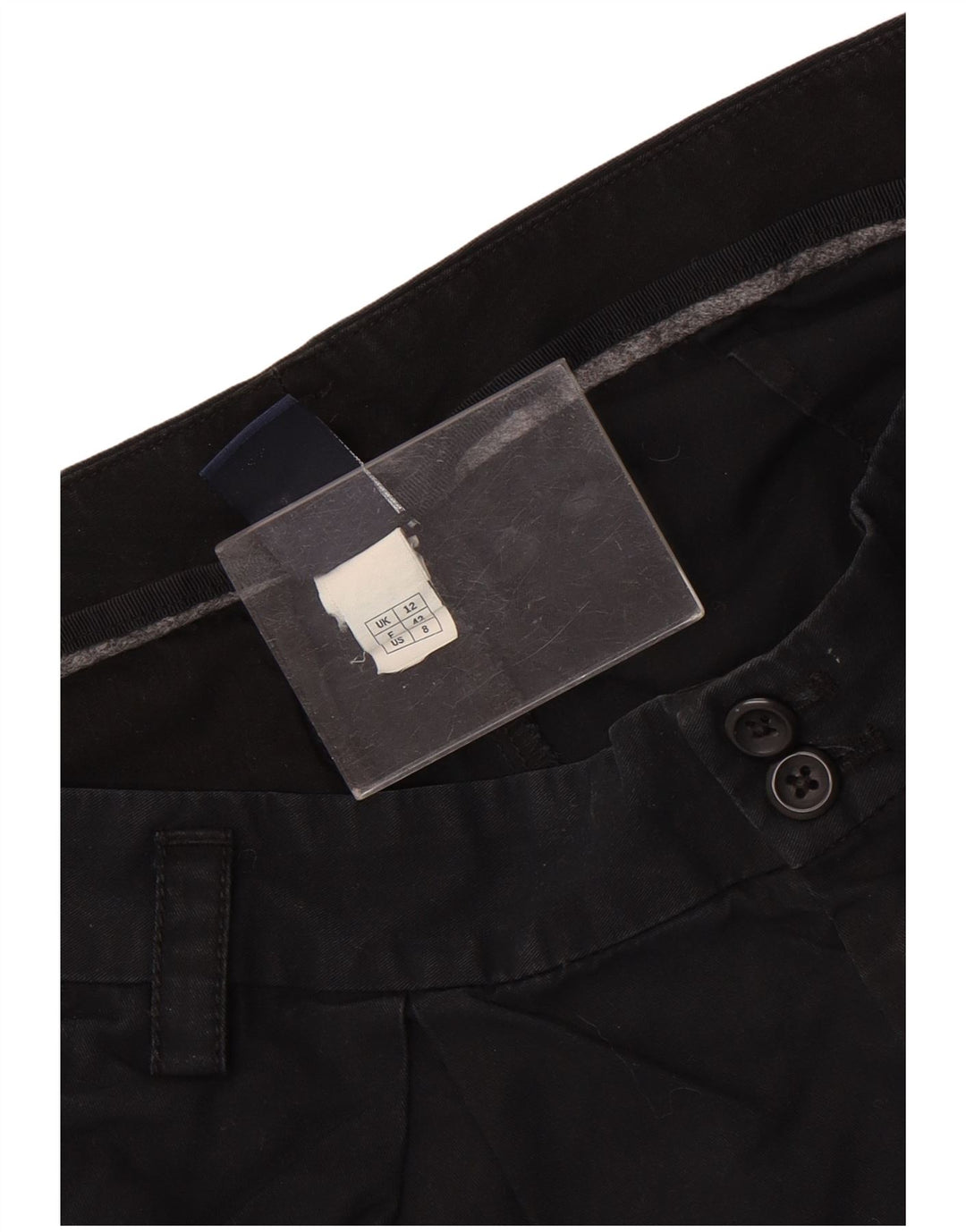 Pantaloni scurti chino pentru femei Gap UK 12 Medium W32 Bumbac negru