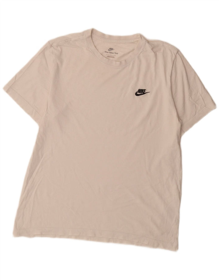 Tricou pentru bărbați Nike Top mare, alb, bumbac