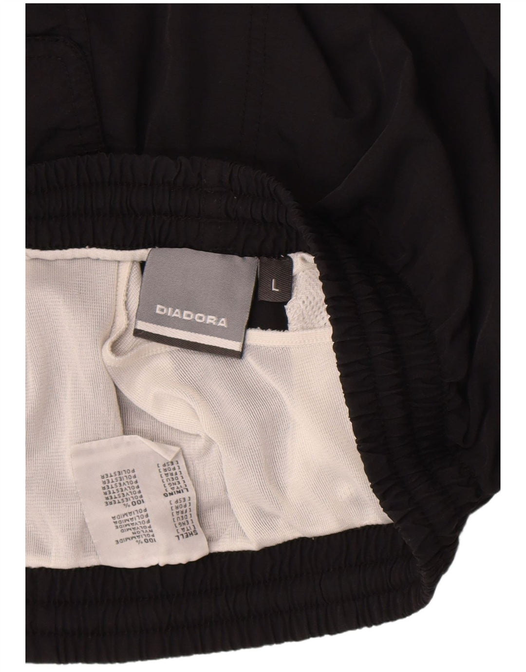 Pantaloni scurți de înot Diadora pentru bărbați, mari, negru, poliamidă