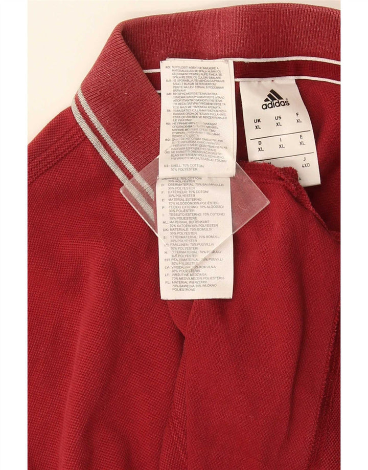 Tricou polo pentru bărbați Adidas XL, roșu