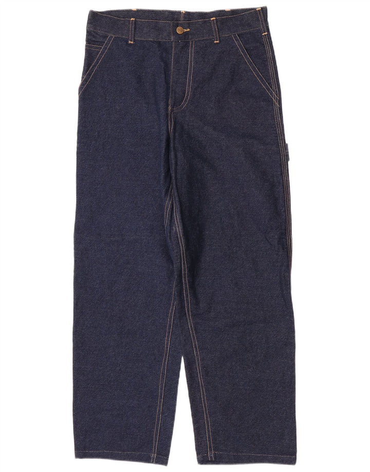 Blugi Carhartt pentru bărbați W32 L27 Bumbac bleumarin