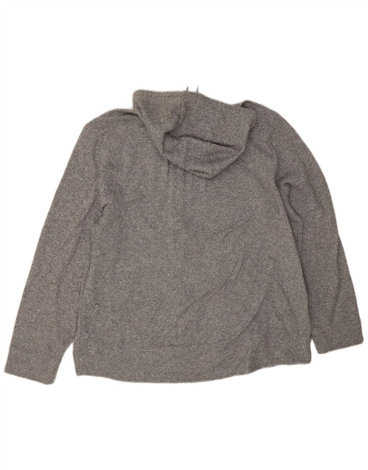 Pulover cu glugă cu fermoar L.L.Bean pentru bărbați XL poliester gri