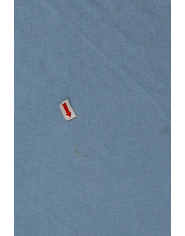 ESPRIT Mens T-Shirt Top Large Blue Cotton
