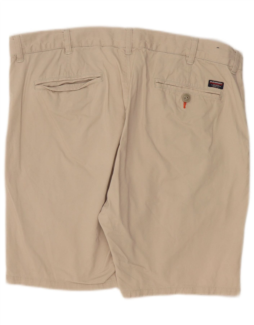 Pantaloni scurți chino pentru bărbați SUPERDRY W36, bumbac, bej, mari