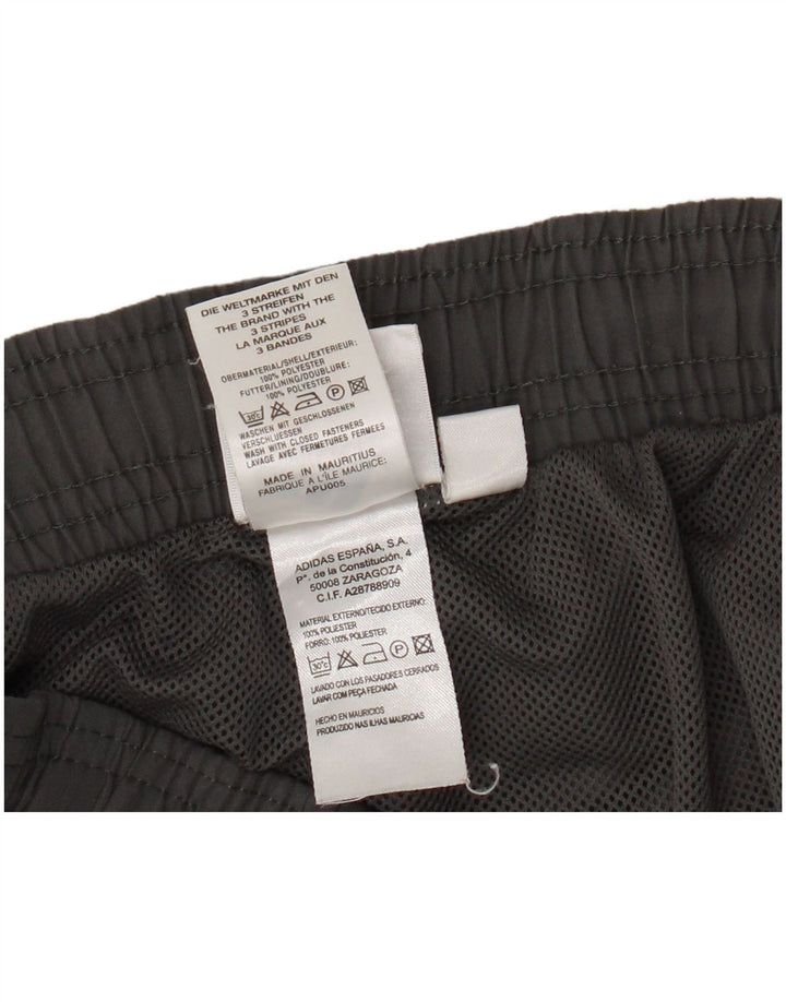 Pantaloni de trening Adidas pentru bărbați, mari, gri, poliester