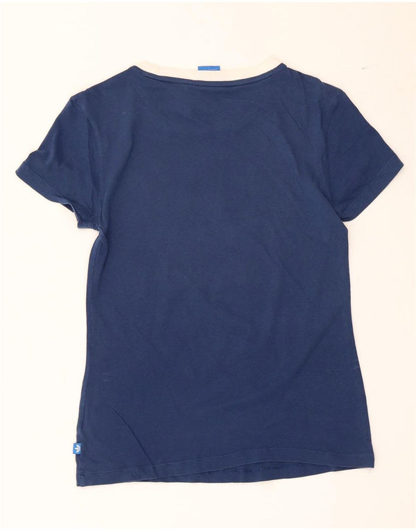 Tricou grafic Adidas pentru femei Top UK 8 Small Bleumarin