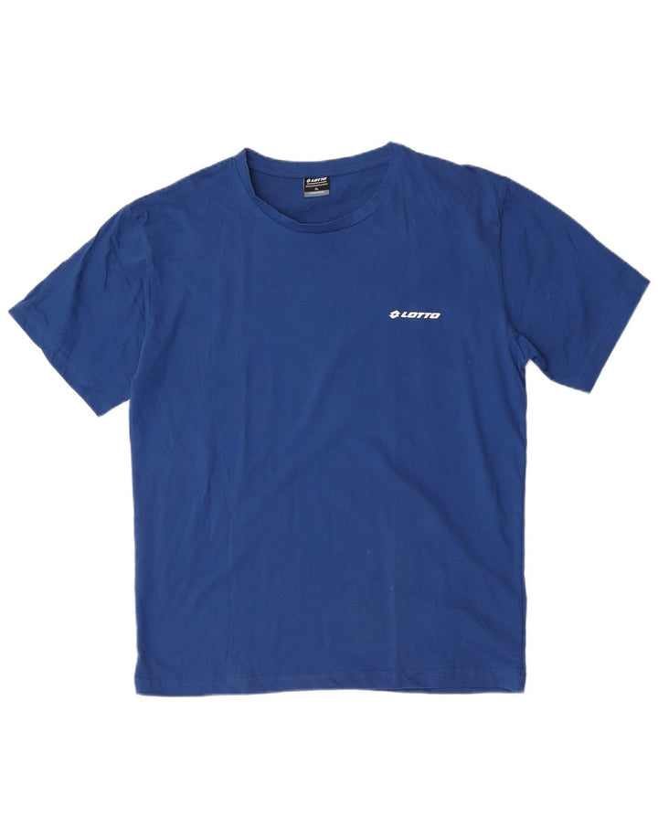 Tricou Bărbați Lotto Top XL Bumbac Albastru