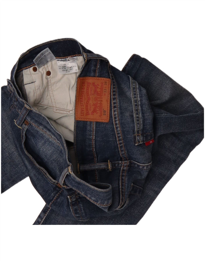Blugi skinny 519 Levi's pentru bărbați W33 L34 albastru