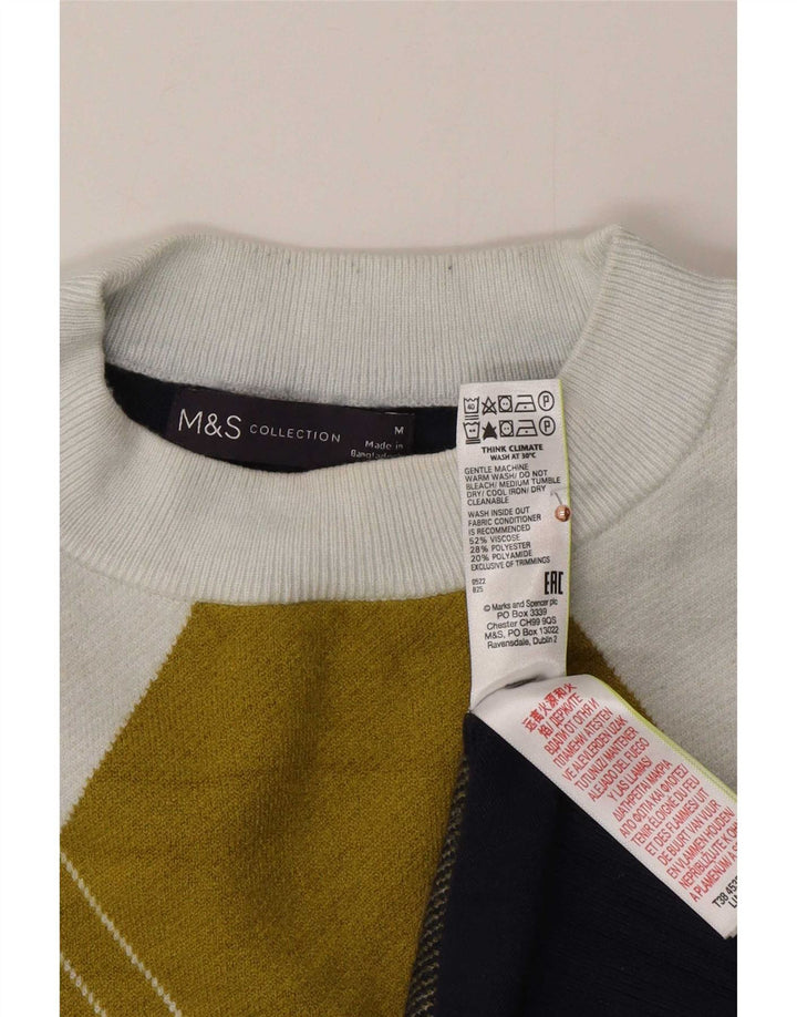 Pulover pentru femei Marks & Spencer cu decolteu triplu UK 14 Medium Multicolor
