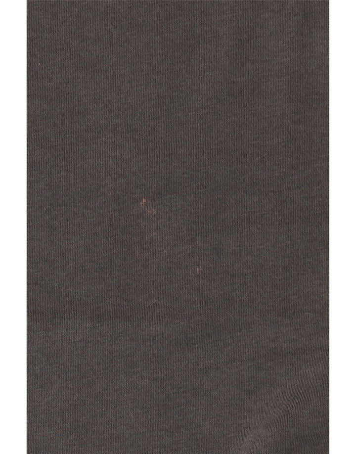 Pulover supradimensionat cu grafic Nike pentru femei UK 14 Bumbac gri mediu